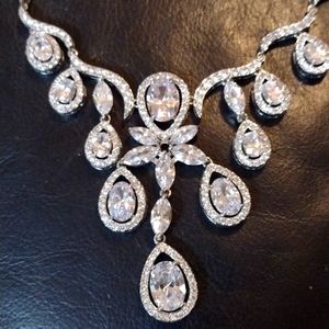 cubic zirconia necklace